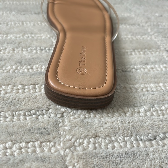 The Drop Women’s Paris Square Toe Two Strap Sandal - Picture 6 of 13